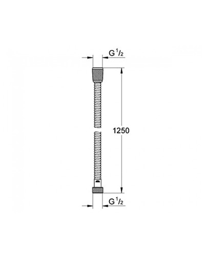 Grohe Relexaflex 28142000 душовий шланг 125 см