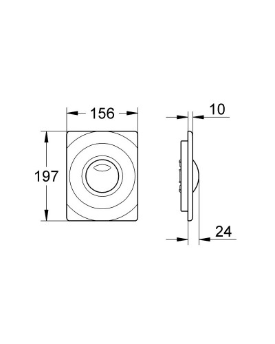 Grohe 42302000 накладна панель