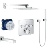 Grohe EX SmartControl 34506SC2 набір для душу/ванної прихованого монтажу на 3 споживача