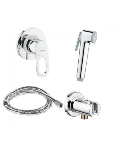 Grohe 111042 BauLoop Душевый гарнитур для биде (29042000+28105000+27512001+28628)