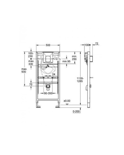 Grohe Rapid SL 38786001 Інсталяційний комплект для пісуару