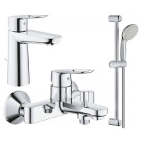 Grohe Eurosmart New комплект 123576 для душу. хром (27853001+33265002+33555002) Акція