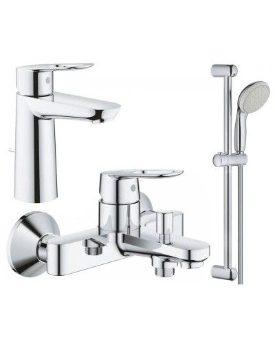 Grohe Eurosmart New комплект 123576 для душу. хром (27853001+33265002+33555002) Акція