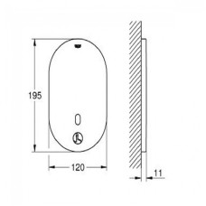 Grohe Eurosmart Cosmopolitan 36415000 смеситель для душа бесконтактный