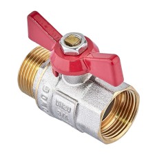 Кран кульовий Waterpro WP607-20FMW - 3/4" ГШМ (сталевий метелик) (WP3294)