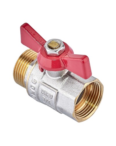 Кран кульовий Waterpro WP607-20FMW - 3/4" ГШМ (сталевий метелик) (WP3294)