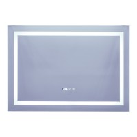 Дзеркало Mixxus Warm MR02-100x70 (годинник, LED-підсвічування, антизапотівання) (MI6002)