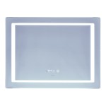 Дзеркало Mixxus Style MR03-80x60 (годинник, LED-підсвічування, антизапотівання) (MI6005)