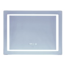 Дзеркало Mixxus Style MR03-80x60 (годинник, LED-підсвічування, антизапотівання) (MI6005)