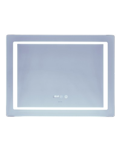 Дзеркало Mixxus Style MR03-80x60 (годинник, LED-підсвічування, антизапотівання) (MI6005)