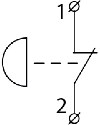 XAL-B164Н29 Пост одноместный "Стоп"- Грибок