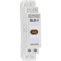 Модульный сигнальный индикатор 230V AC/DC SLD-1 желтый