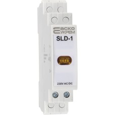 Модульный сигнальный индикатор 230V AC/DC SLD-1 желтый