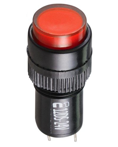 Сигнальна арматура AD22E-12DS червона 24V АC/DC