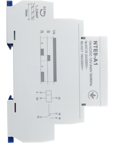 Реле задержки времени на включение NTE9-A1 AC/DC 12-240V