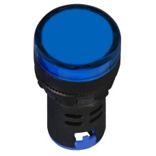 Сигнальная арматура AD22-22DS синяя 12V АC/DC