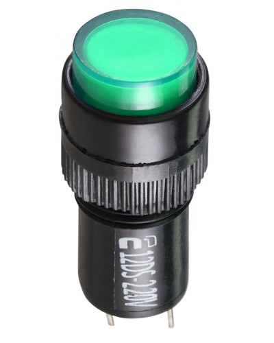 Сигнальна арматура AD22E-12DS зелена 220V АC