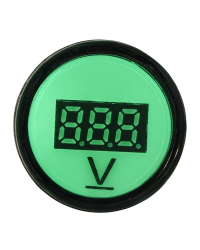 Цифровий вимірювач напруги AD22-22DVM DC 5-30В (зелений)