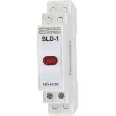 Модульный сигнальный индикатор 230V AC/DC SLD-1 красный