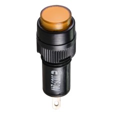Сигнальная арматура AD22E-10DS желтая 24V АC/DC
