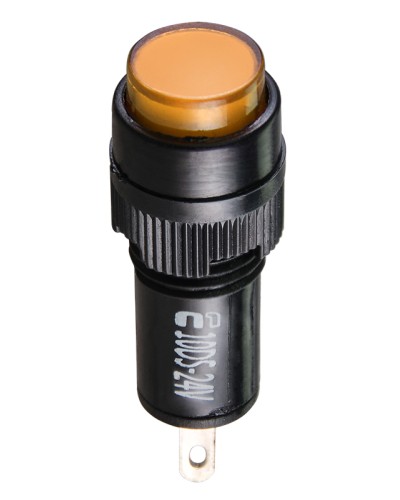 Сигнальна арматура AD22E-10DS жовта 24V АC/DC