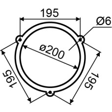 Колокольчик EBL-2002 (200 мм)