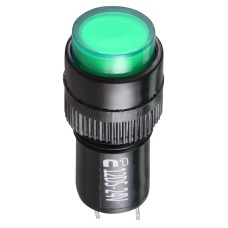 Сигнальная арматура AD22E-12DS зеленая 24V АC/DC