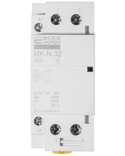 Модульный контактор MK-N 2P 32A 2NO 220V
