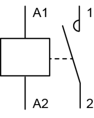 Модульный контактор MK-N 1P 25A 1NO 220V