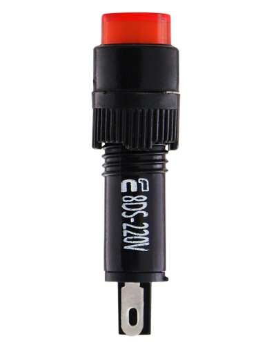 Сигнальна арматура AD22E-8DS червона 220V АC