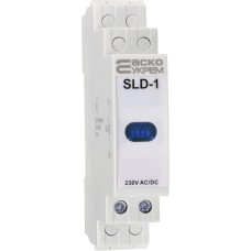 Модульный сигнальный индикатор 230V AC/DC SLD-1 синий