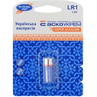 Батарейка лужна LR1.BP1 (blister 1)