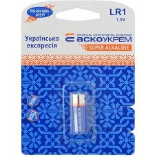 Батарейка лужна LR1.BP1 (blister 1)