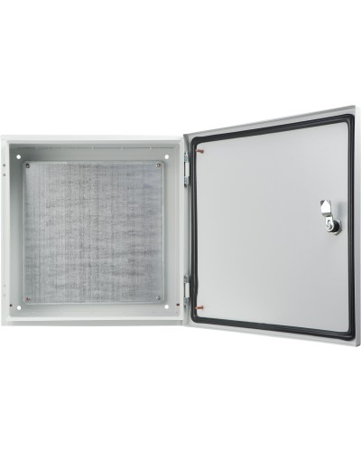 Корпус з монтажною панеллю металевий 40*40*20, IP54, серії UBox