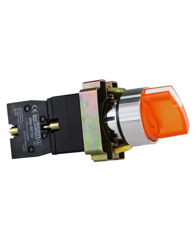 XB2-BK2565 Кнопка желтая поворотная 2-поз. с подсветкой