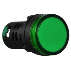 Сигнальная арматура AD22-22DS зеленая 220V DC