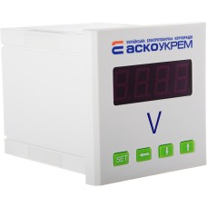 AС цифровой вольтметр 600В 72х72 модель ЦВ-7