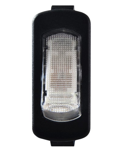 KCD3-101N-12 WH/B 220V Переключатель 1 клав. белый с подсветкой