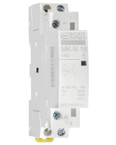 Модульный контактор MK-N 1P 16A 1NO 220V
