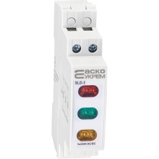 Модульный сигнальный индикатор 230V AC/DC SLD-3