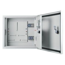 Корпус учета металлический 4 модуля 1фл, навесной IP54, серии UBox