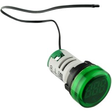 Круглый цифровой измеритель температуры ED16-22WD -25С – 150С (зеленый)