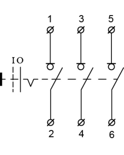 Разъединитель 1-0 на 100А (QS5-100A)