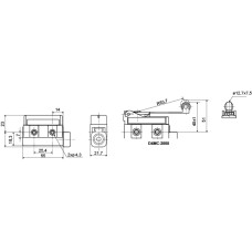 Микровыключатель D4MC-2000