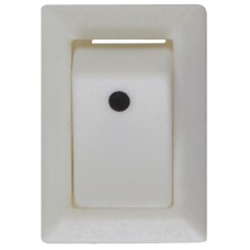 KCD5-101 WH/WH Переключатель 1 клав. белый