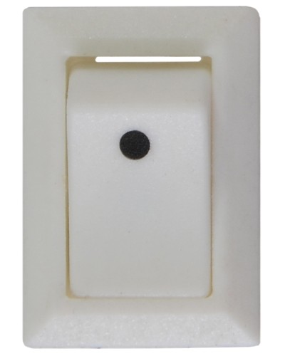 KCD5-101 WH/WH Переключатель 1 клав. белый