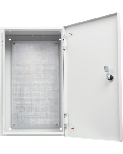 Корпус з монтажною панеллю металевий 50*30*20, IP31, серії UBox
