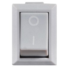 KCD1-101 Grey/Grey Переключатель 1 клав. серый