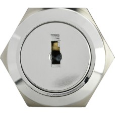 TY 19C-K11/3 Кнопка металлическая с ключом 3-х позиционная 2NO+2NC.