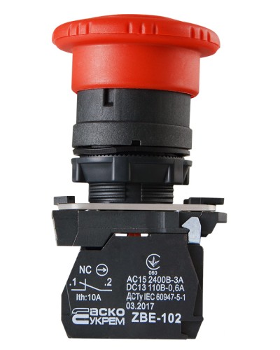 TB5-AS542 Кнопка безопасности. Возврат поворотом. d40mm
